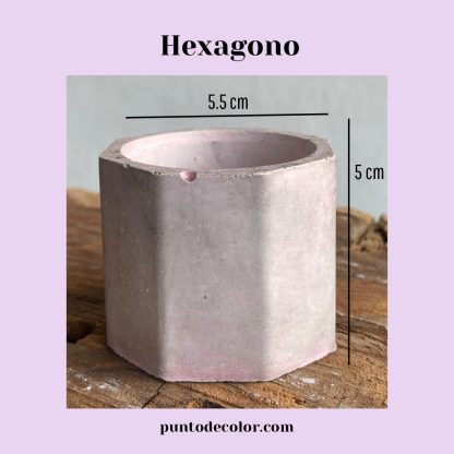 Maceta Hexágono