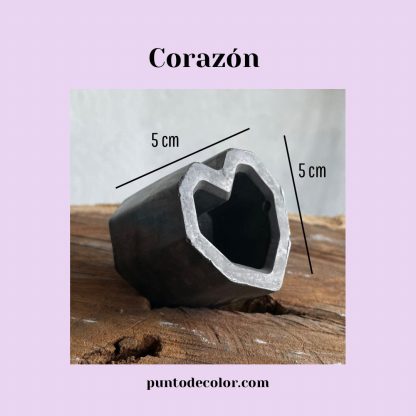 Maceta corazón